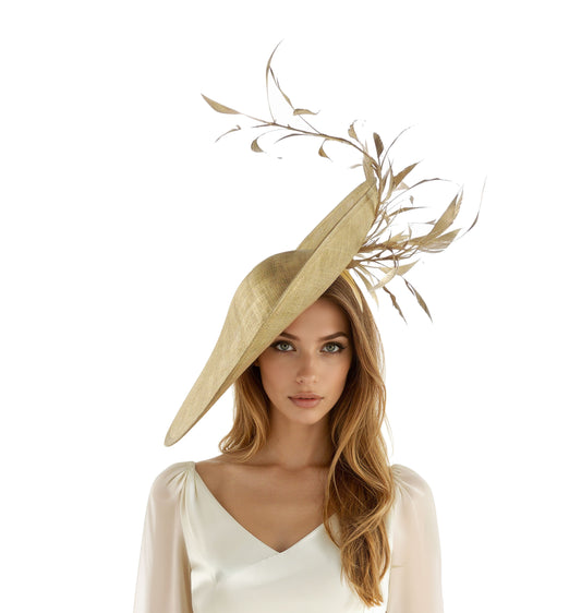 Tessa Large Race Day Wedding Fascinator Hat
