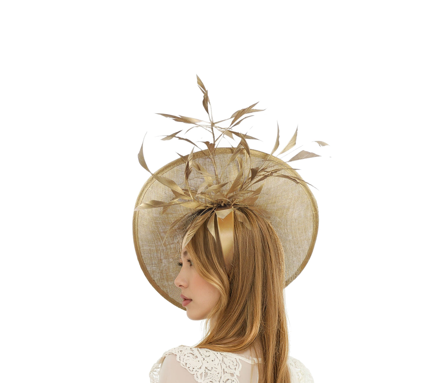 Tessa Large Race Day Wedding Fascinator Hat