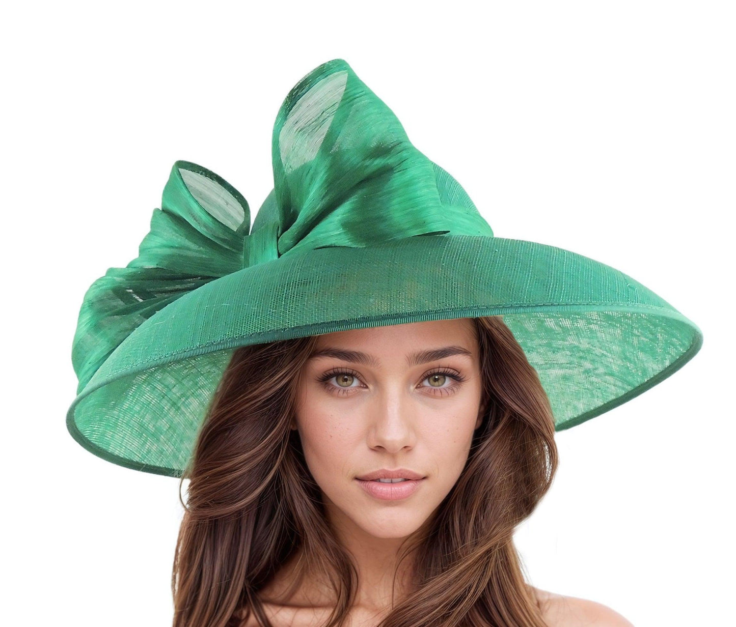 Saskia Classic Audrey Hepburn Style Royal Ascot Kentucky Derby Hat