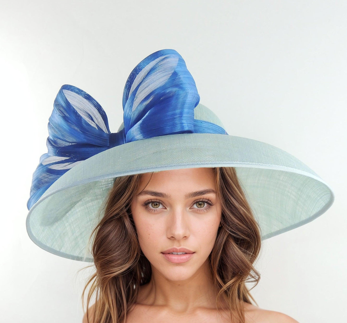 Saskia Classic Audrey Hepburn Style Royal Ascot Kentucky Derby Hat