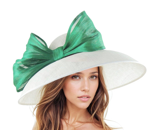 Saskia Classic Audrey Hepburn Style Royal Ascot Kentucky Derby Hat