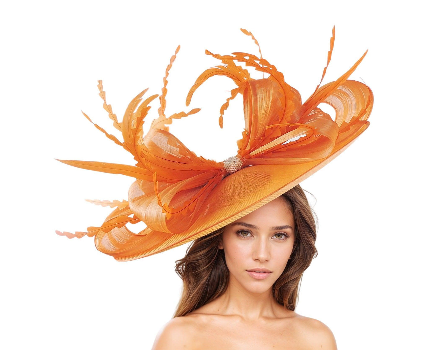 Large Ophelia Ascot Fascinator Hat