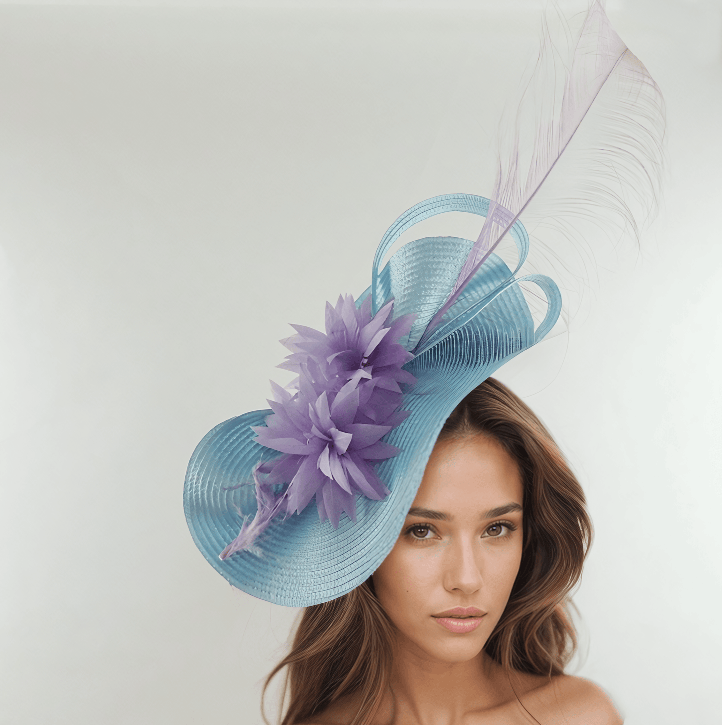 Tori Feather Wedding Fascinator Hat