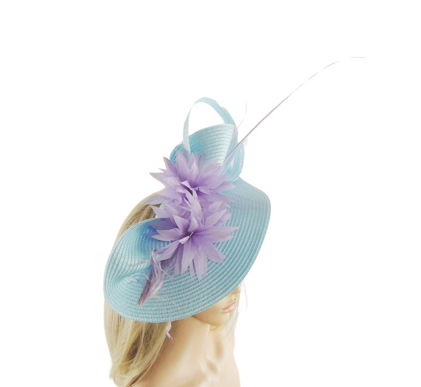 Tori Feather Wedding Fascinator Hat
