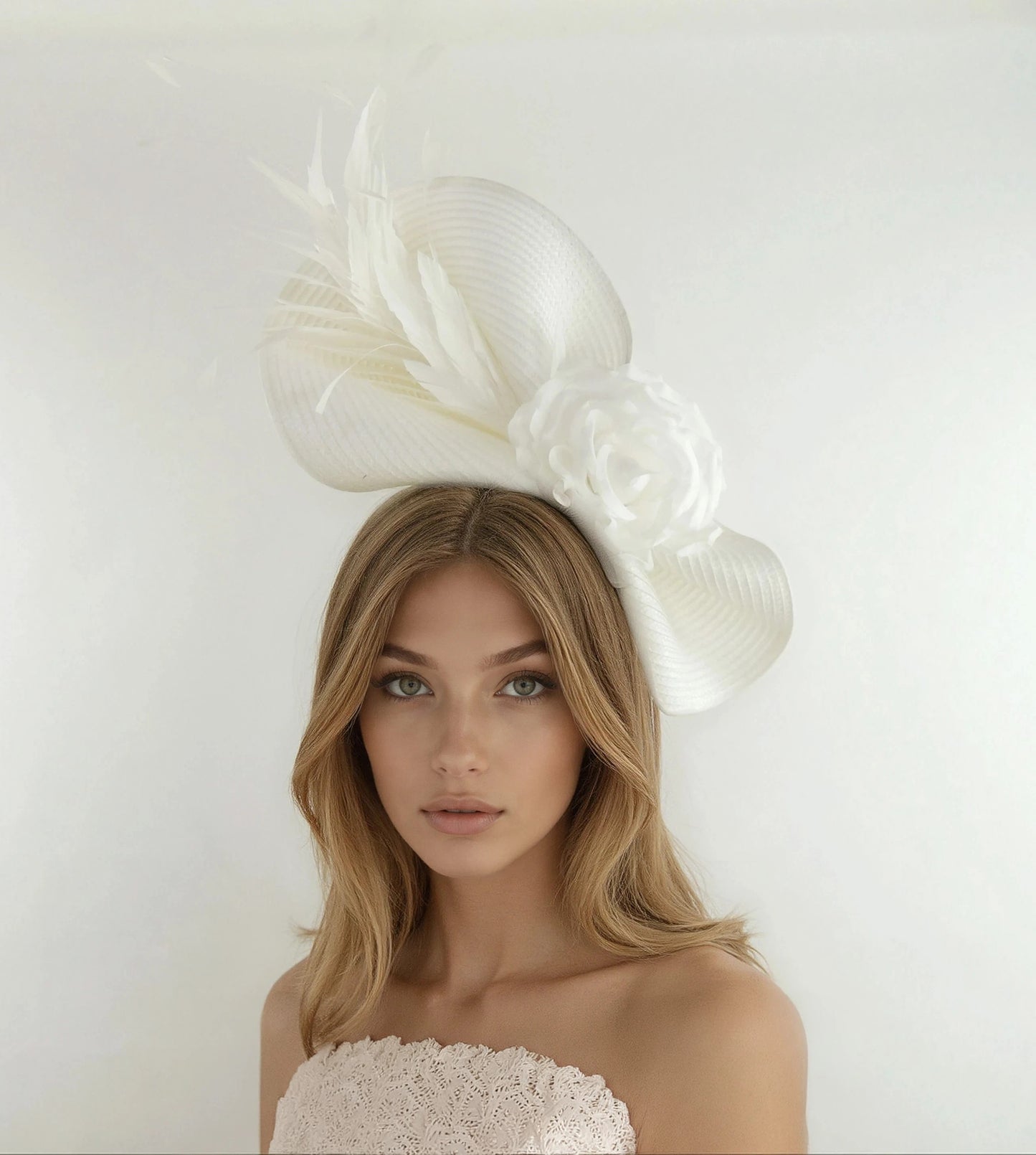 Elsje Tea Party Feather Fascinator