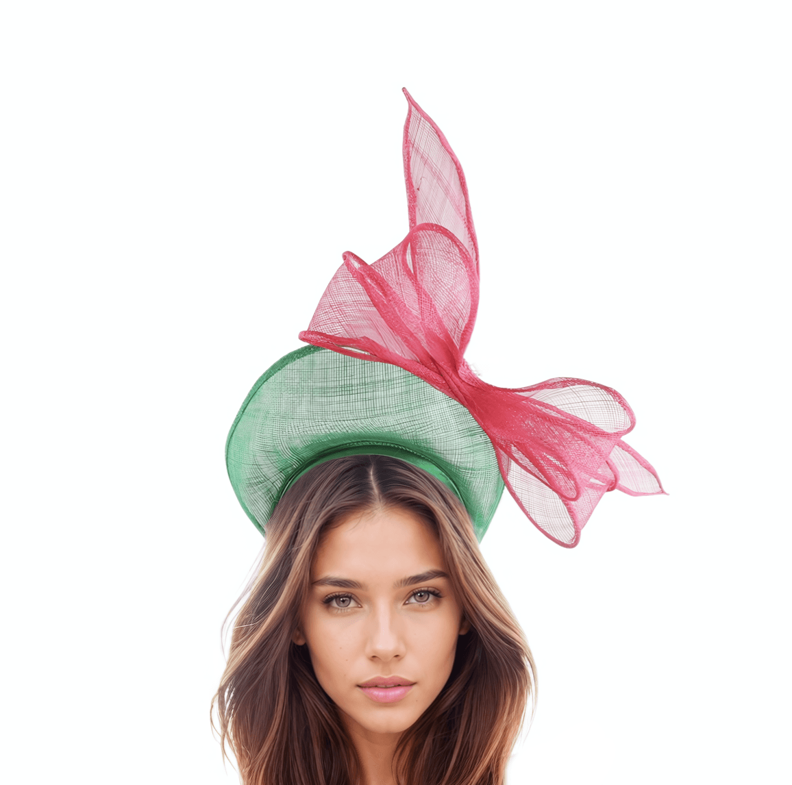 Nora Large Bow Wedding Race Day Halo Crown Fascinator