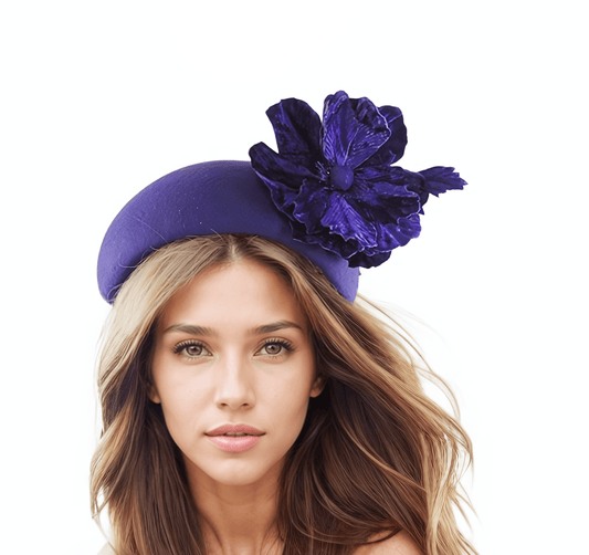 Celia Winter Wedding Halo Fascinator Hat