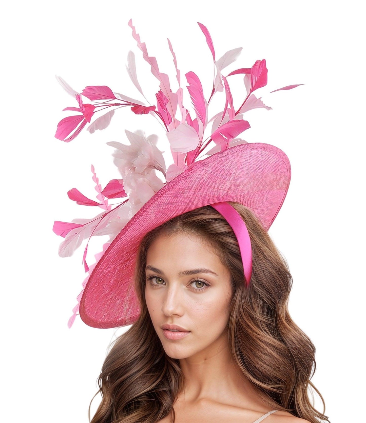Dakota Large Ascot Disc Fascinator Hat - Hats By Cressida
