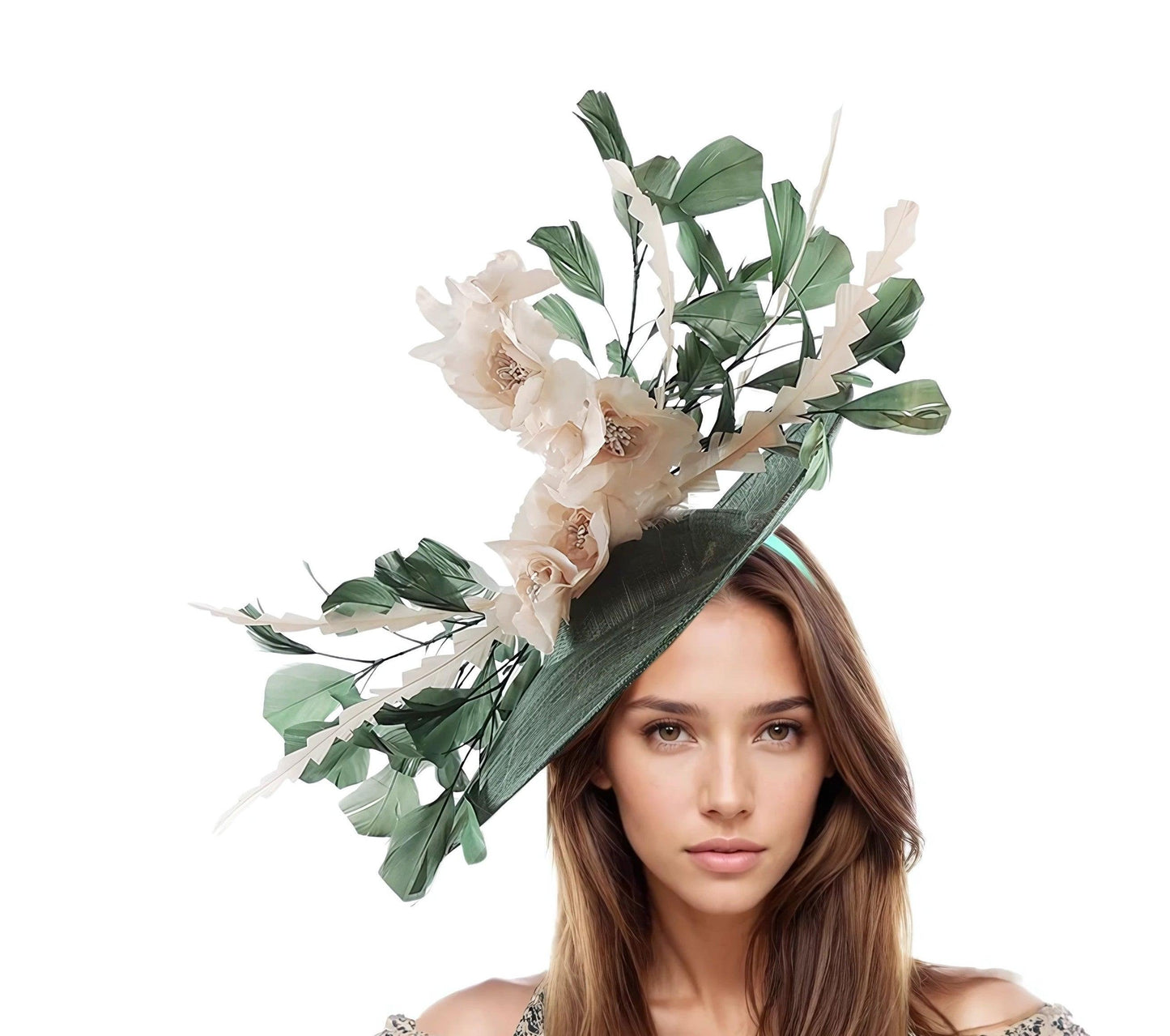 Dakota Large Ascot Disc Fascinator Hat - Hats By Cressida
