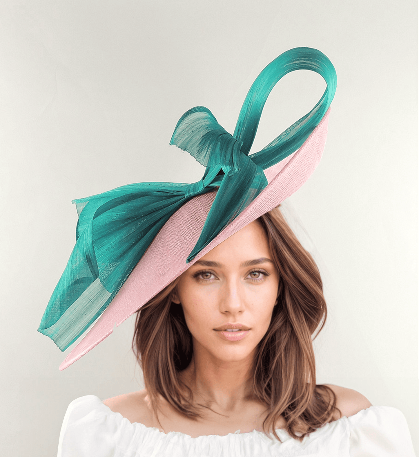 Elena Large Race Day Wedding Fascinator Hat - Hats By Cressida