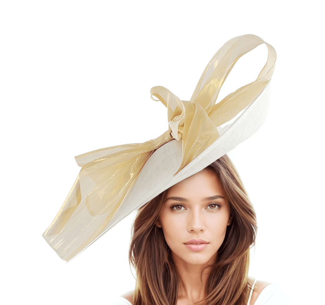 Elena Large Race Day Wedding Fascinator Hat - Hats By Cressida