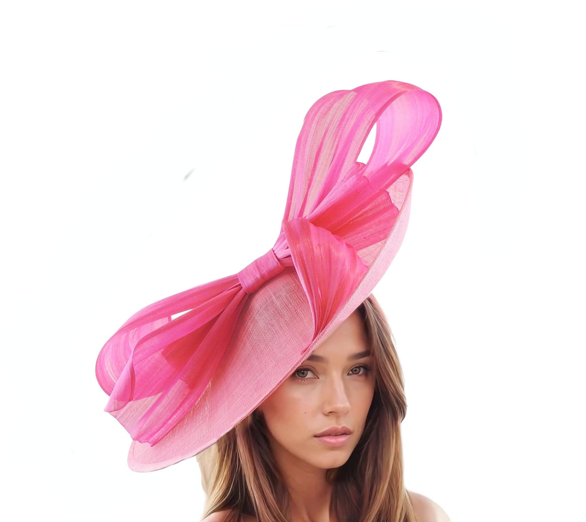 Elena Large Race Day Wedding Fascinator Hat - Hats By Cressida
