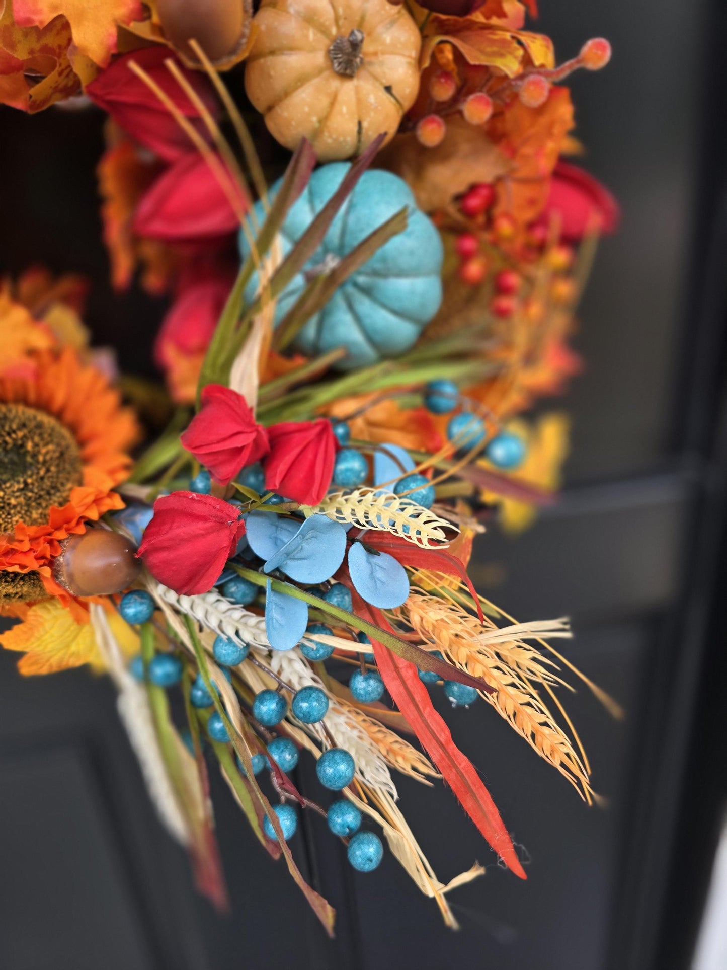 Fall Wreath, Fall Wreaths, Fall Wreath for Front Door, Fall Door Wreath, Fall Door Wreaths, Front Door Fall Wreath, Autumn wreath, Harvest - Hats By Cressida