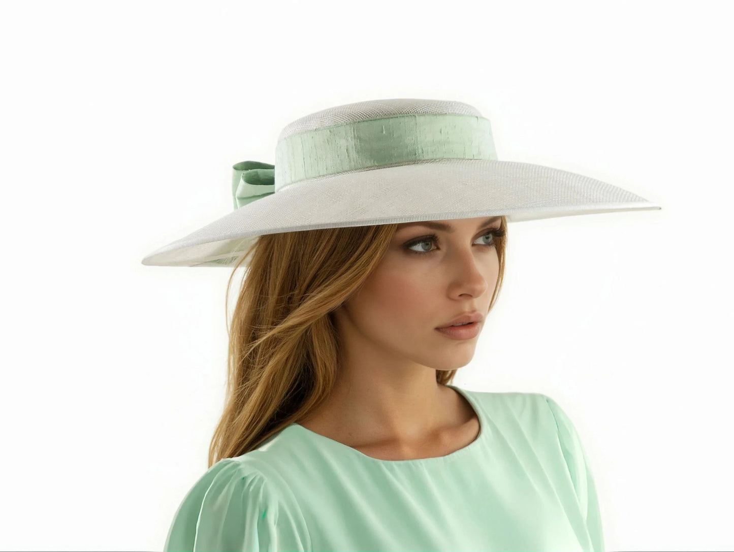 Ingrid - Statement Boater Hat – Kentucky Derby, Royal Ascot - Hats By Cressida