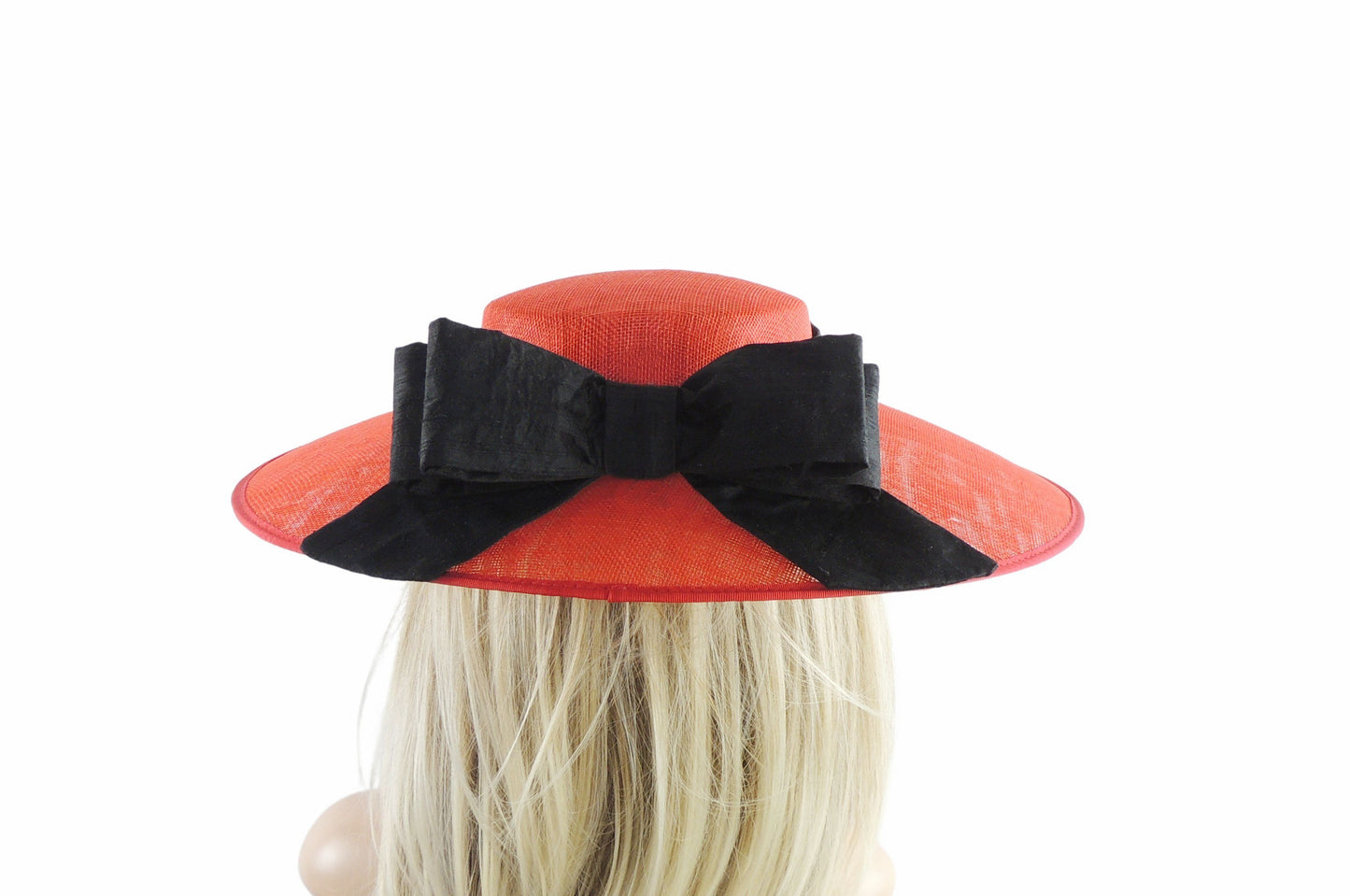 Ingrid - Statement Boater Hat – Kentucky Derby, Royal Ascot - Hats By Cressida