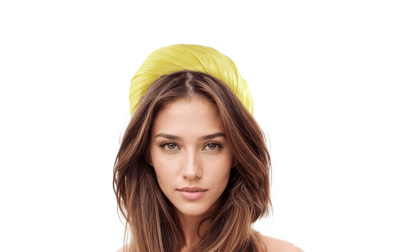 Kyra Wide Twisted Puffy Halo Padded Wedding Tea Party Headband - Hats By Cressida
