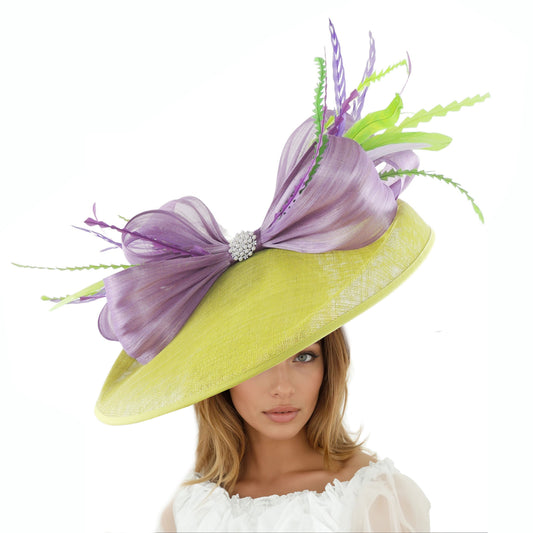 Monica Ascot Saucer Hatinator Fascinator - Hats By Cressida