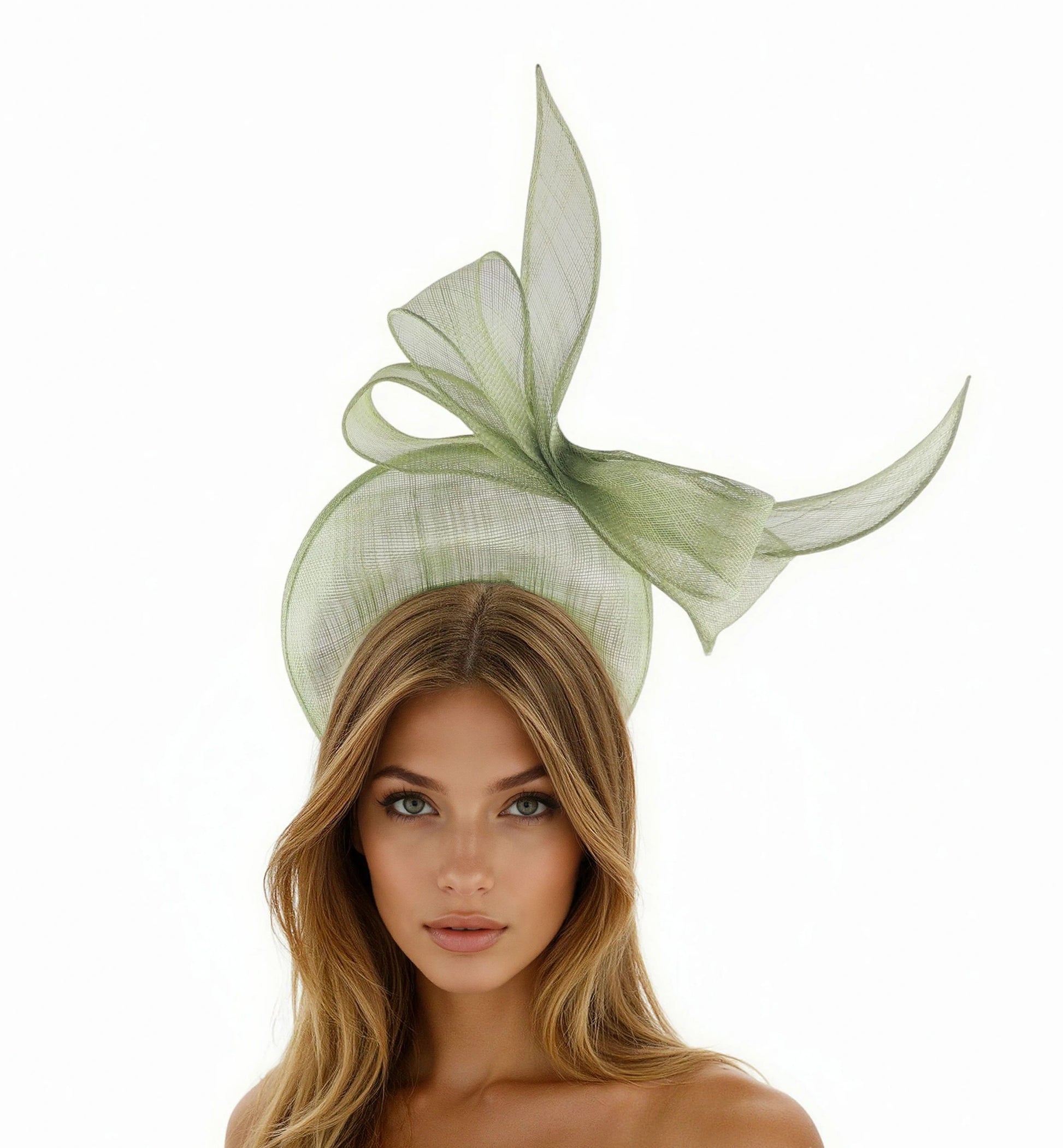 Nora Large Bow Wedding Race Day Halo Crown Fascinator - Hats By Cressida