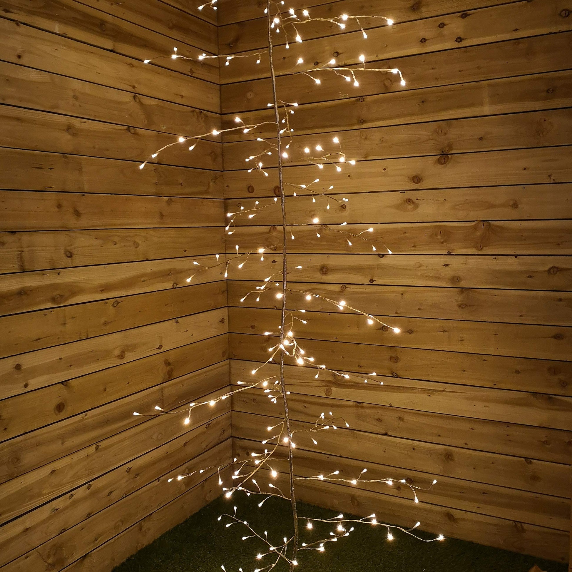 Premier 3m Outdoor and Indoor Gold Lit Branch Garland, 288 LEDs - Hats By Cressida