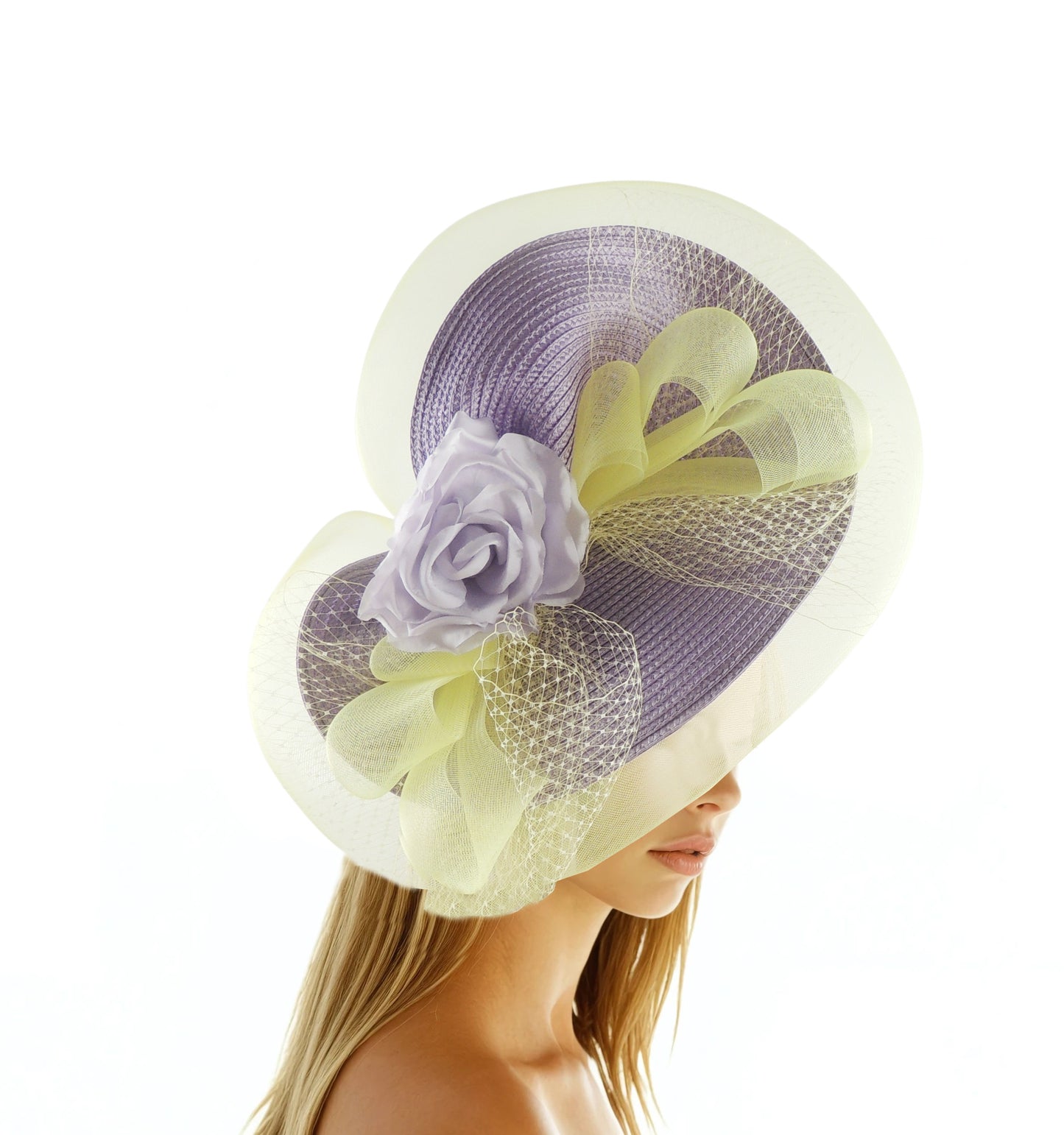 Raine Statement Ascot Saucer Fascinator - Hats By Cressida