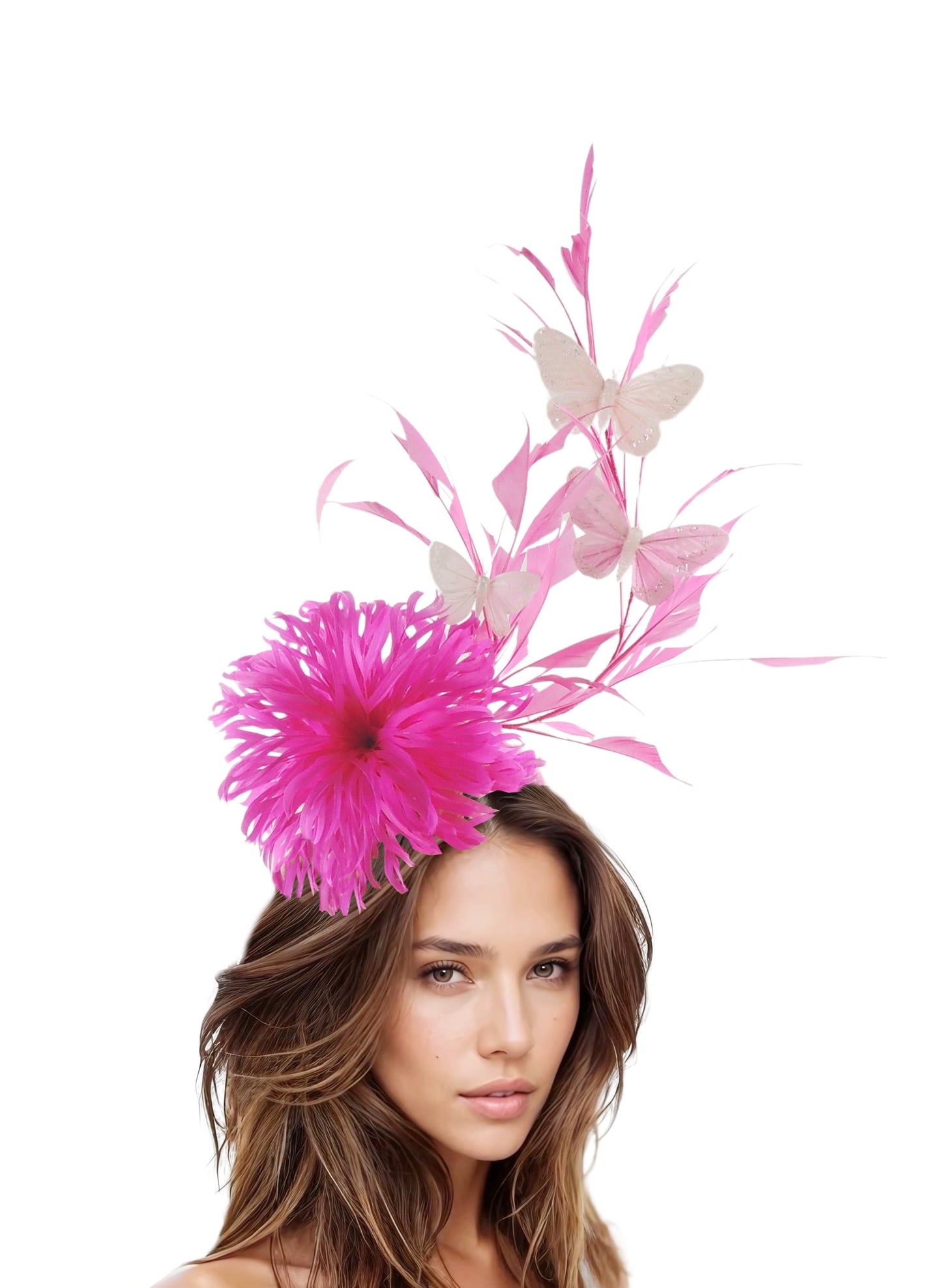 Stella Feather Wedding Formal Ocassion Fsacinator Headband - Hats By Cressida