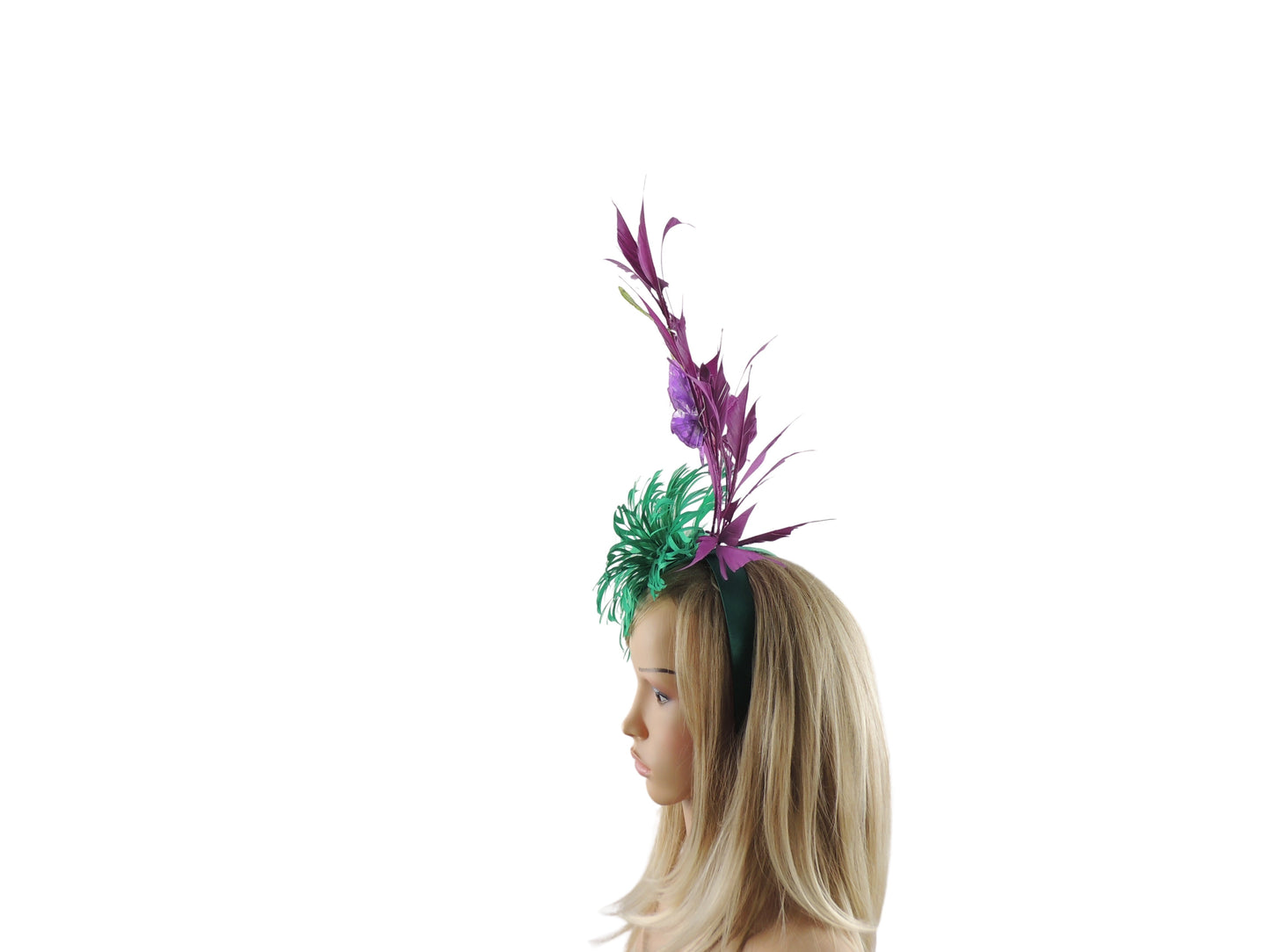 Stella Feather Wedding Formal Ocassion Fsacinator Headband - Hats By Cressida