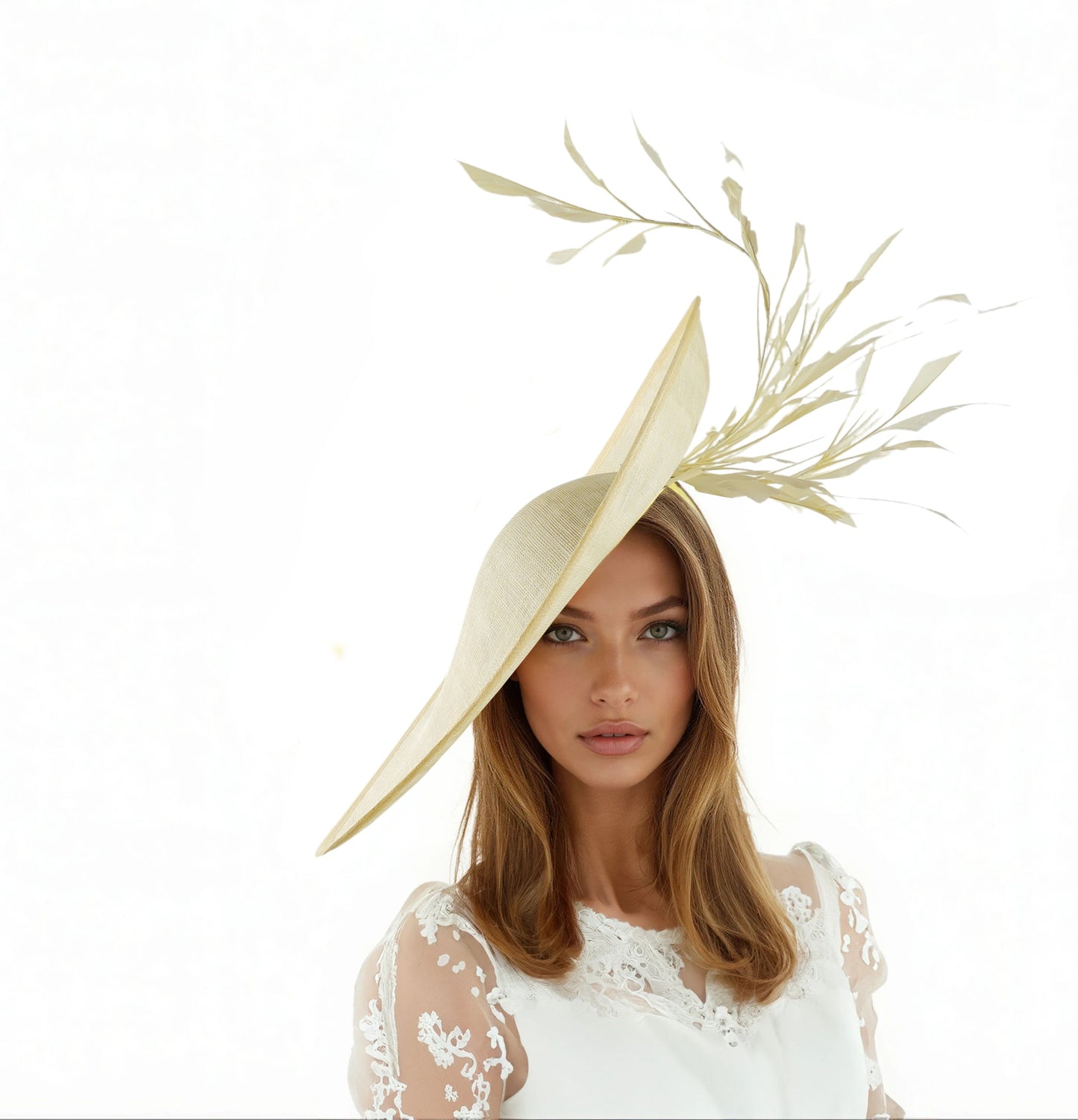 Tessa Large Race Day Wedding Fascinator Hat - Hats By Cressida