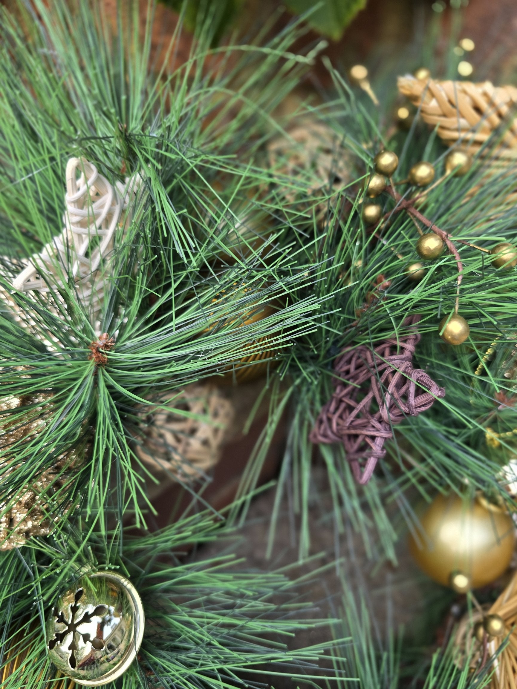 Traditional Wreath, Farmhouse Wreath, Green Wreath, Luxury Christmas Wreath, Christmas Decor, Christmas Decoration, Home Decor, Door Wreath - Hats By Cressida