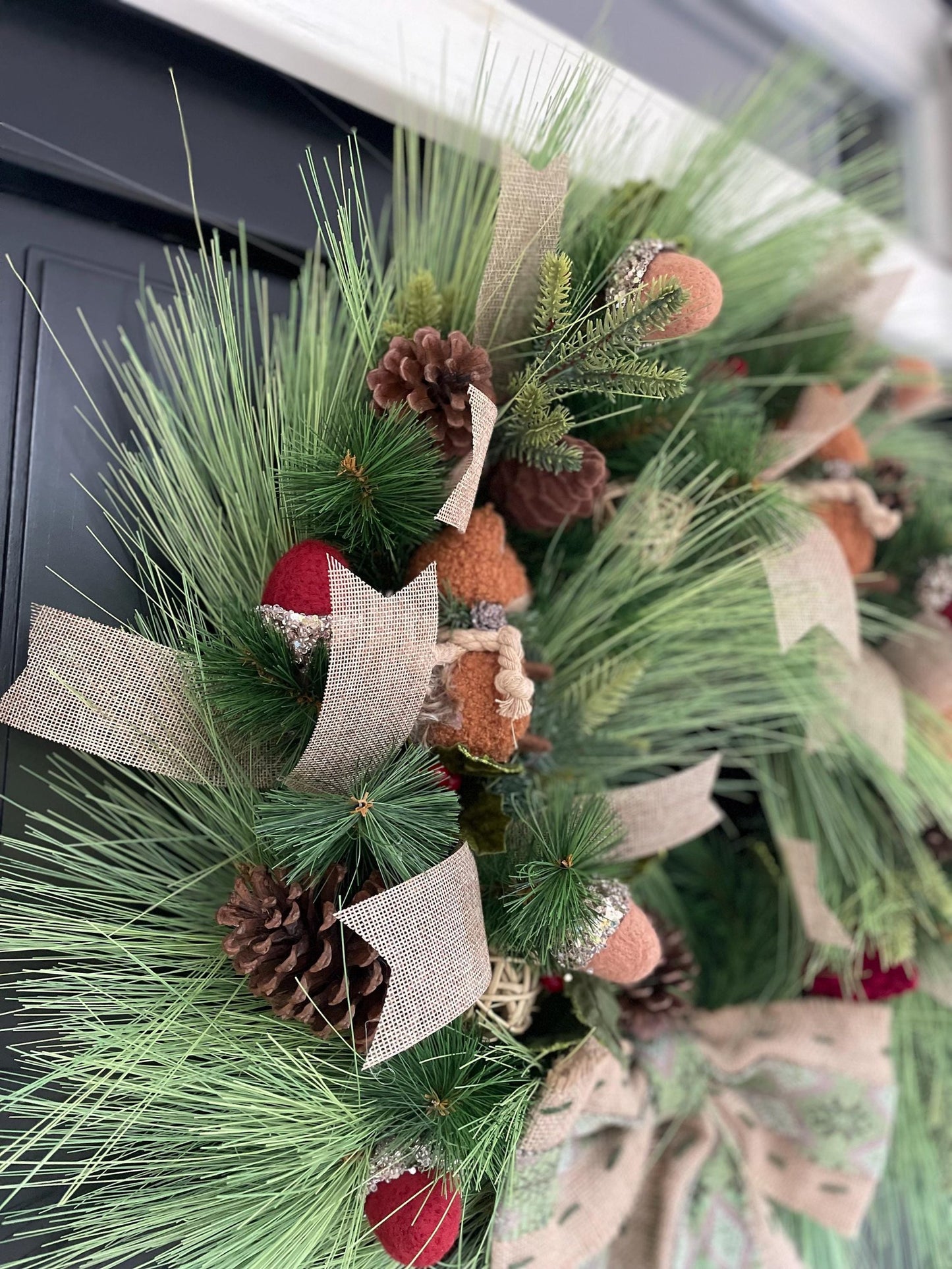 Traditional Wreath, Farmhouse Wreath, Green Wreath, Luxury Christmas Wreath, Christmas Decor, Christmas Decoration, Home Decor, Door Wreath - Hats By Cressida