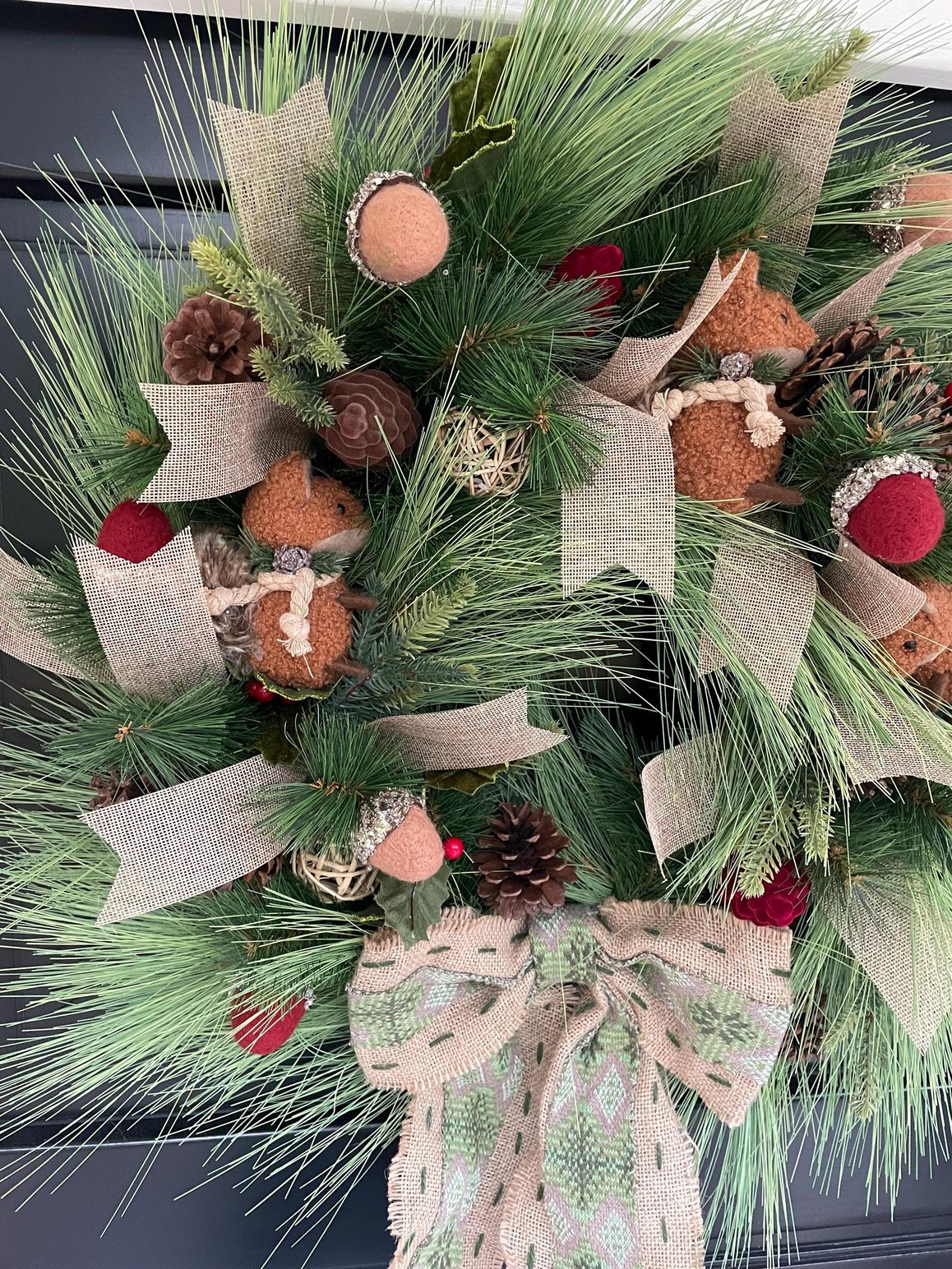 Traditional Wreath, Farmhouse Wreath, Green Wreath, Luxury Christmas Wreath, Christmas Decor, Christmas Decoration, Home Decor, Door Wreath - Hats By Cressida