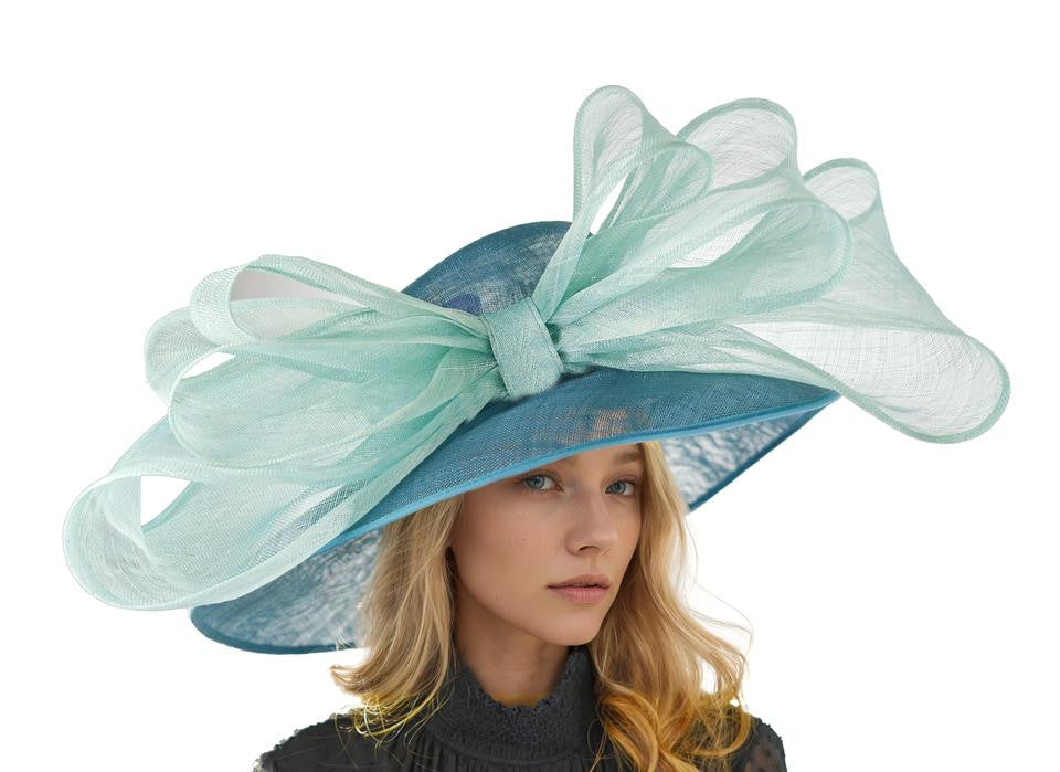 Magpie Large Kentucky Derby Ascot Hat in 30 Colours