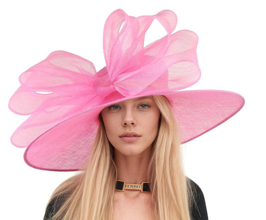 Magpie Large Kentucky Derby Ascot Hat in 30 Colours