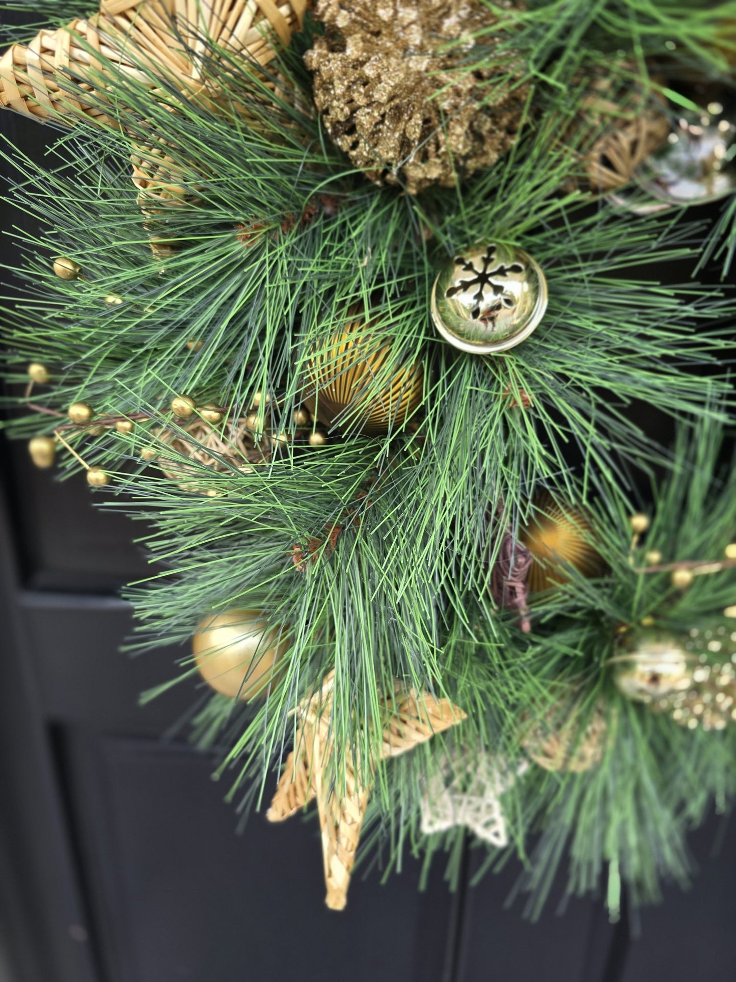 Traditional Wreath, Farmhouse Wreath, Green Wreath, Luxury Christmas Wreath, Christmas Decor, Christmas Decoration, Home Decor, Door Wreath