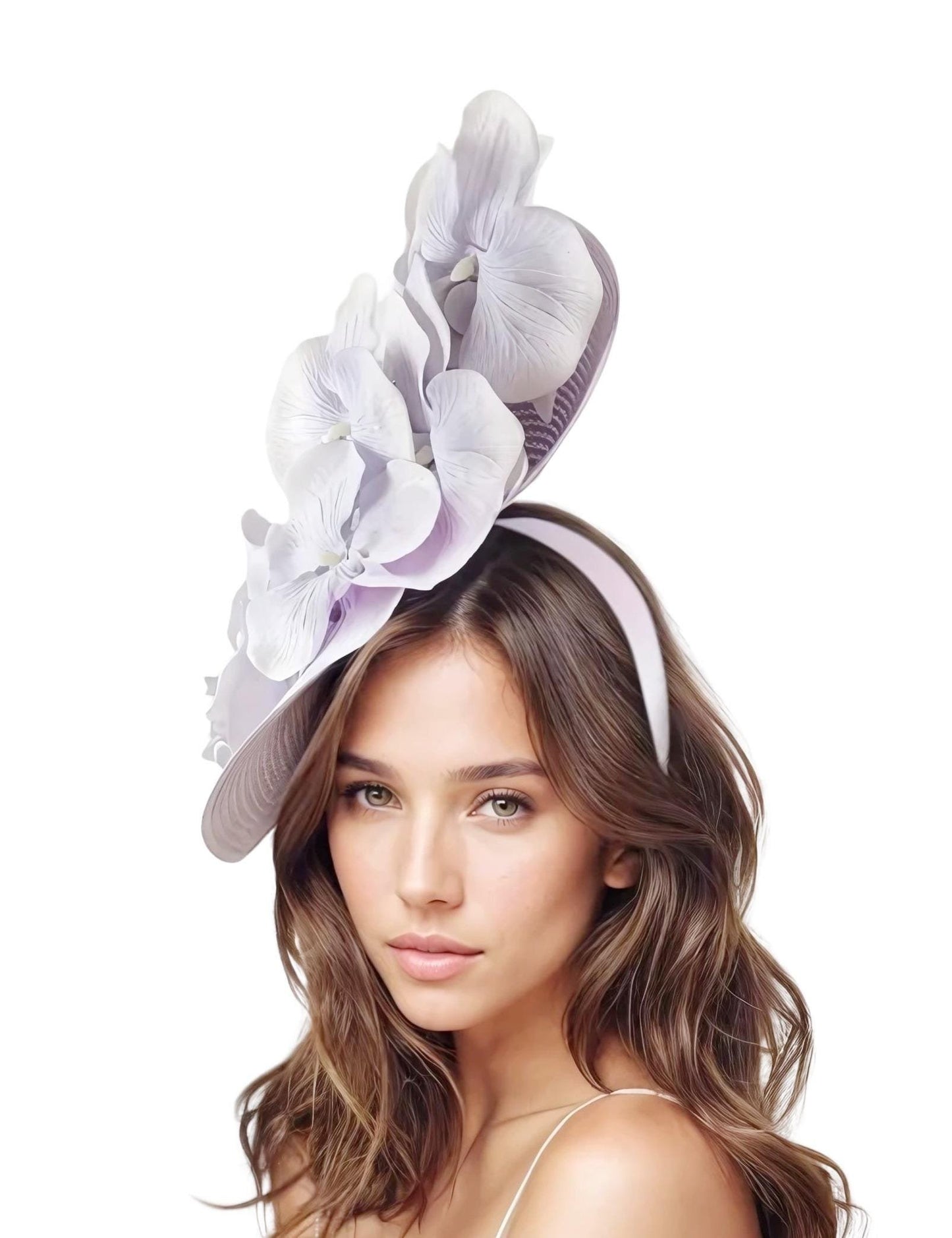 Lilac Ascot Fascinator, Lilac Kentucky Derby Hat, Light purple Tea Party Hat, Lavender Cocktail Hat,Formal Ocassion Hat, Purple Luncheon Hat