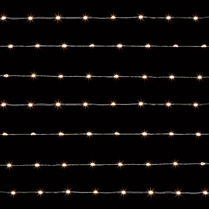 Premier 600 Large LEDs Multi-Action Pinwire Christmas Fairy String Micro Lights Warm White Ultra Brights on Silver Pin Wire with 8 Effect Settings, 30m Lit Length