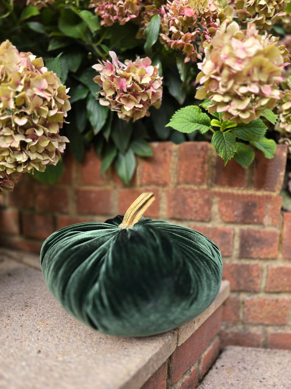 Orange Silk Velvet X-LARGE Velvet Pumpkins, Handmade Silk Velvet Pumpkins, Luxury Fall Decor, Real Stem Pumpkins, Thanksgiving Decorations