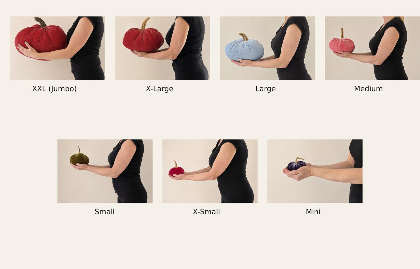 SET 3 X-SMALL Candy Pale Blush Fuchsia Pink Silk Velvet Pumpkins, Cozy Home Decor, Wedding, Thanksgiving Bowl Fillers, Seasonal Modern Decor