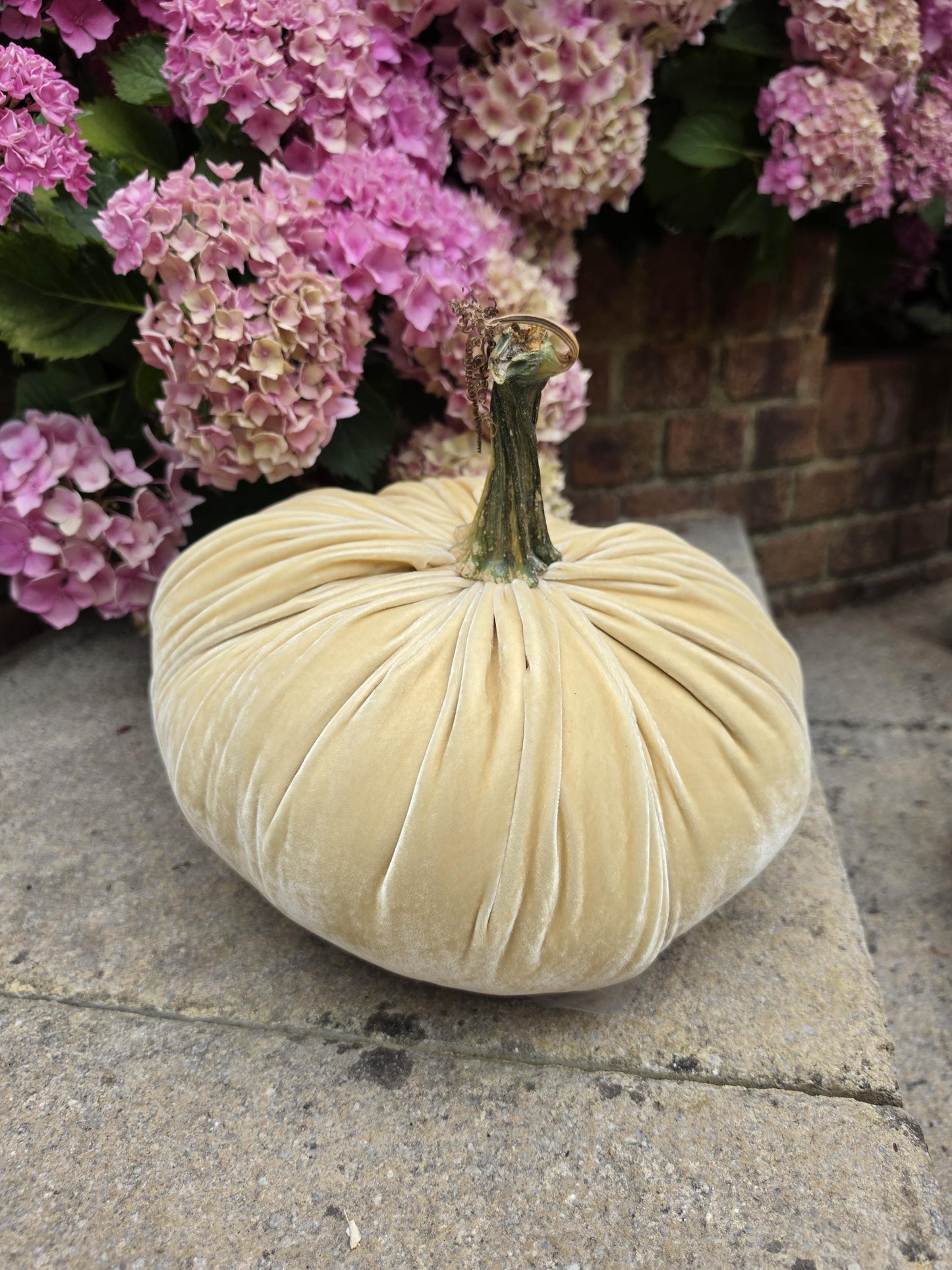 LARGE MInt Green Silk Velvet Pumpkin Rustic Farmhouse Wedding Thanksgiving Gift Idea Home Modern Handmade Decor Decoration