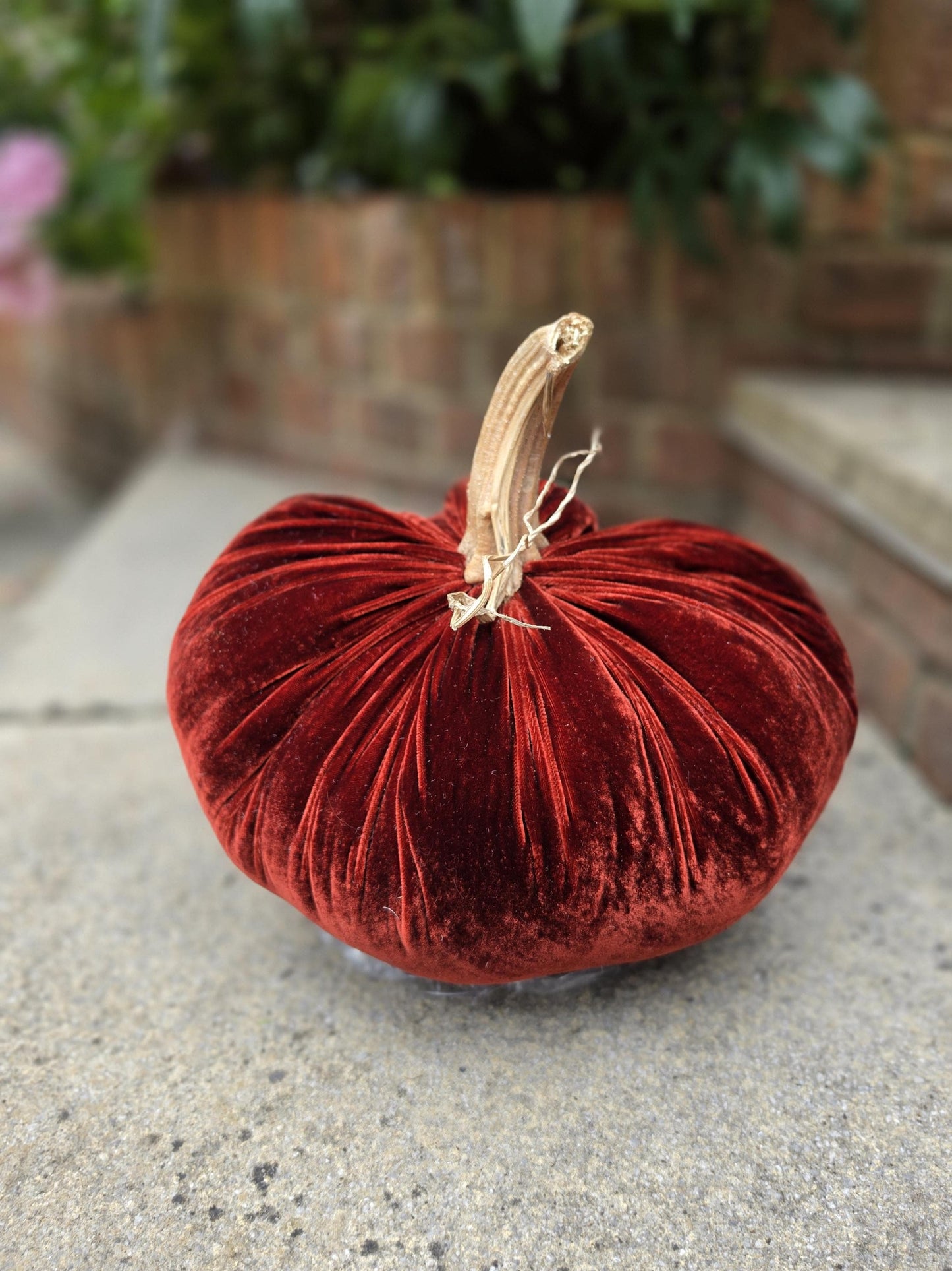 Cream LARGE Silk Velvet Pumpkin, Rustic Farmhouse Decor, Wedding Centerpiece,Thanksgiving Tablescape,Hostess Gift Idea,Fall Home Decoration