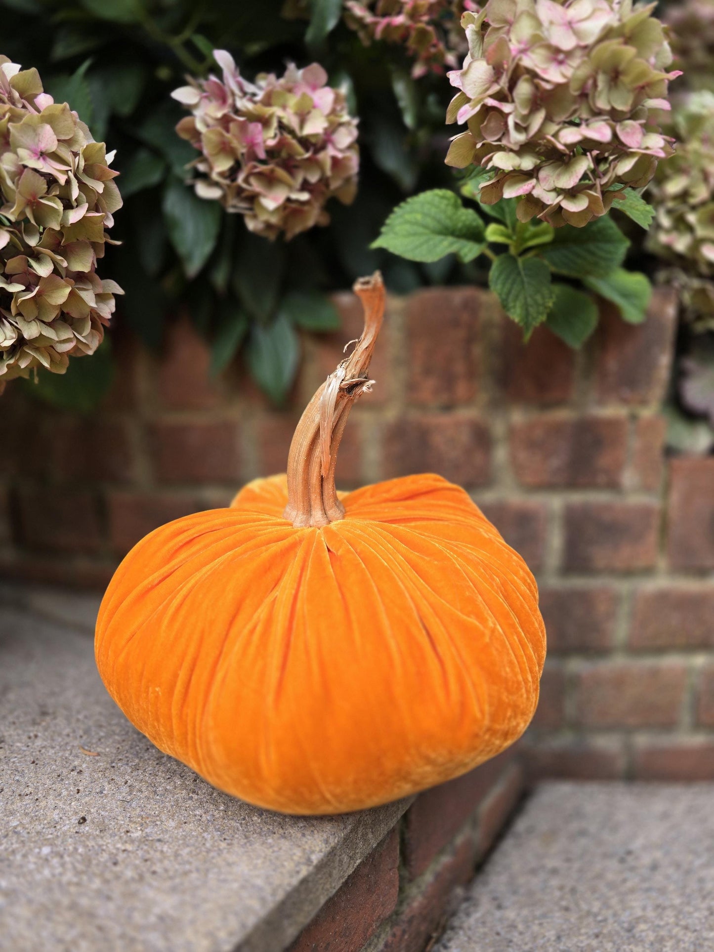 Forest Green Silk Velvet X-LARGE Elegant Pumpkin with Real Stem, Fall Wedding Centerpiece, Wedding Table Decor, Luxury Autumn Wedding Accent