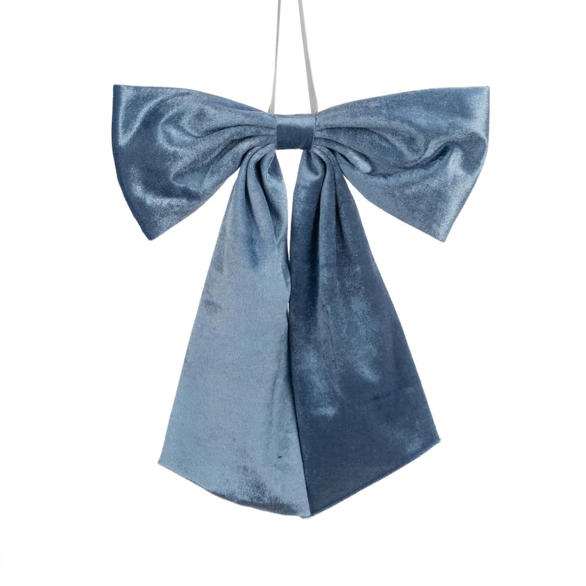 Velvet Festive Bow Hanging Christmas Bow Xmas Tree Wreaths Decor Decoration Unwired