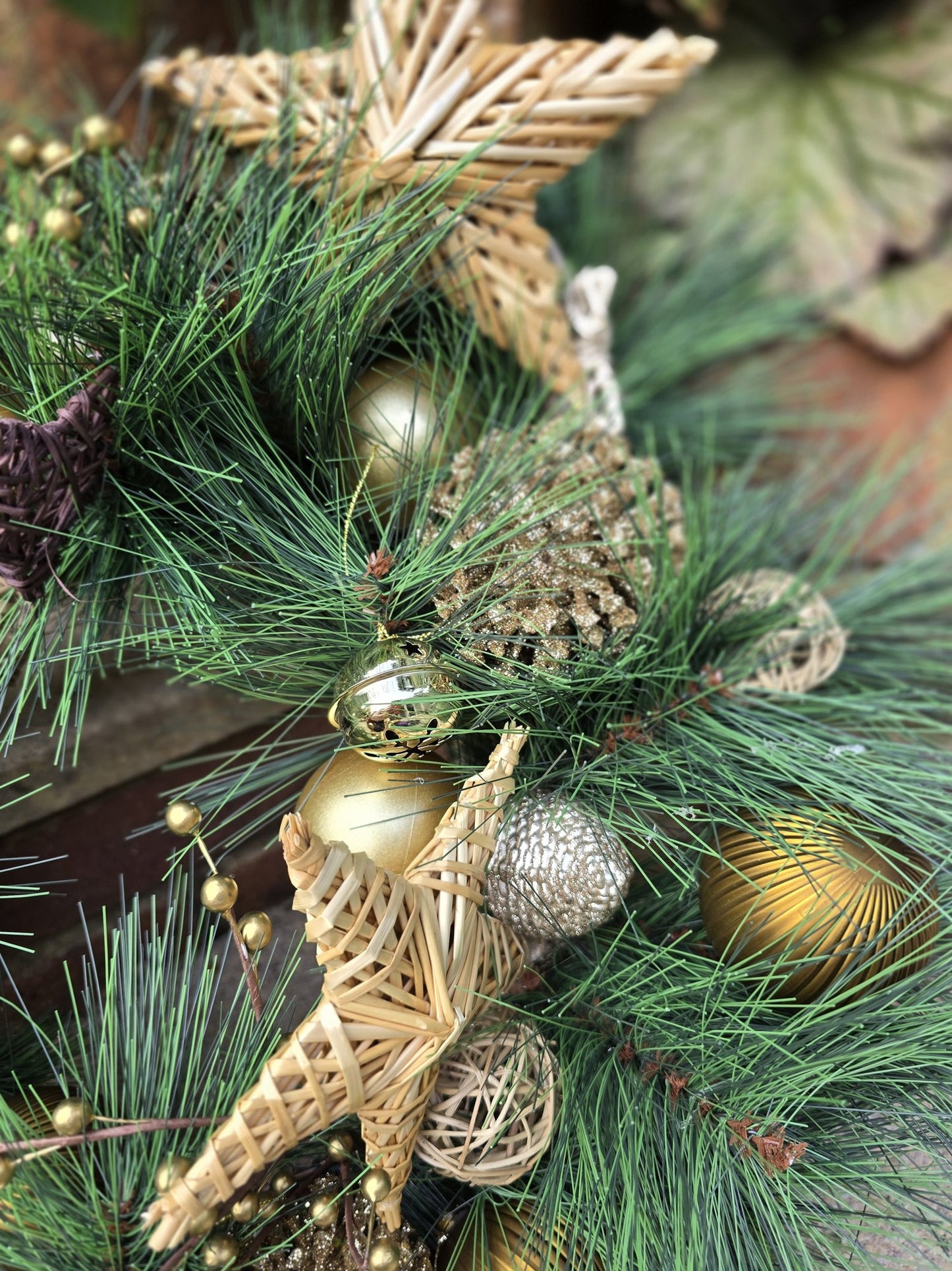 Traditional Wreath, Farmhouse Wreath, Green Wreath, Luxury Christmas Wreath, Christmas Decor, Christmas Decoration, Home Decor, Door Wreath