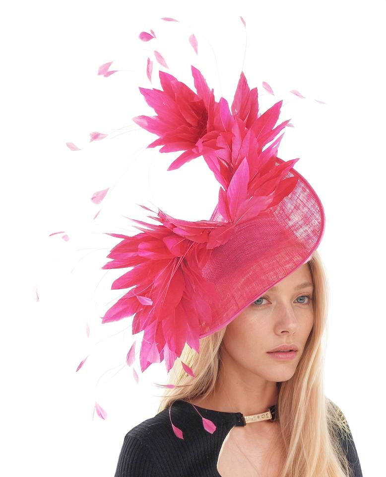 Mieke Feather Ascot Fascinator Hat