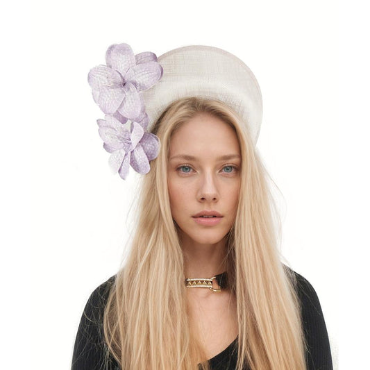 Natalia Orchid Crown Fascinator Hat