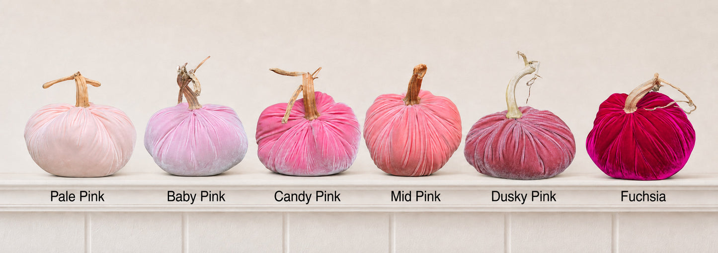 Large Silk Velvet Pumpkin – Wedding & Autumn Table Centrepiece