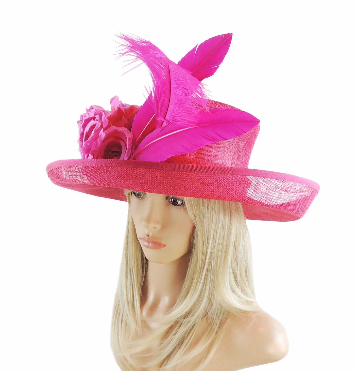 Molly Kentucky Oaks Derby Wide Brimmed Hat Many Colours - Hats By Cressida