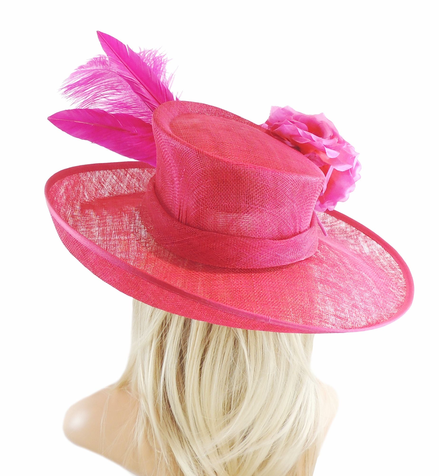 Molly Kentucky Oaks Derby Wide Brimmed Hat Many Colours - Hats By Cressida