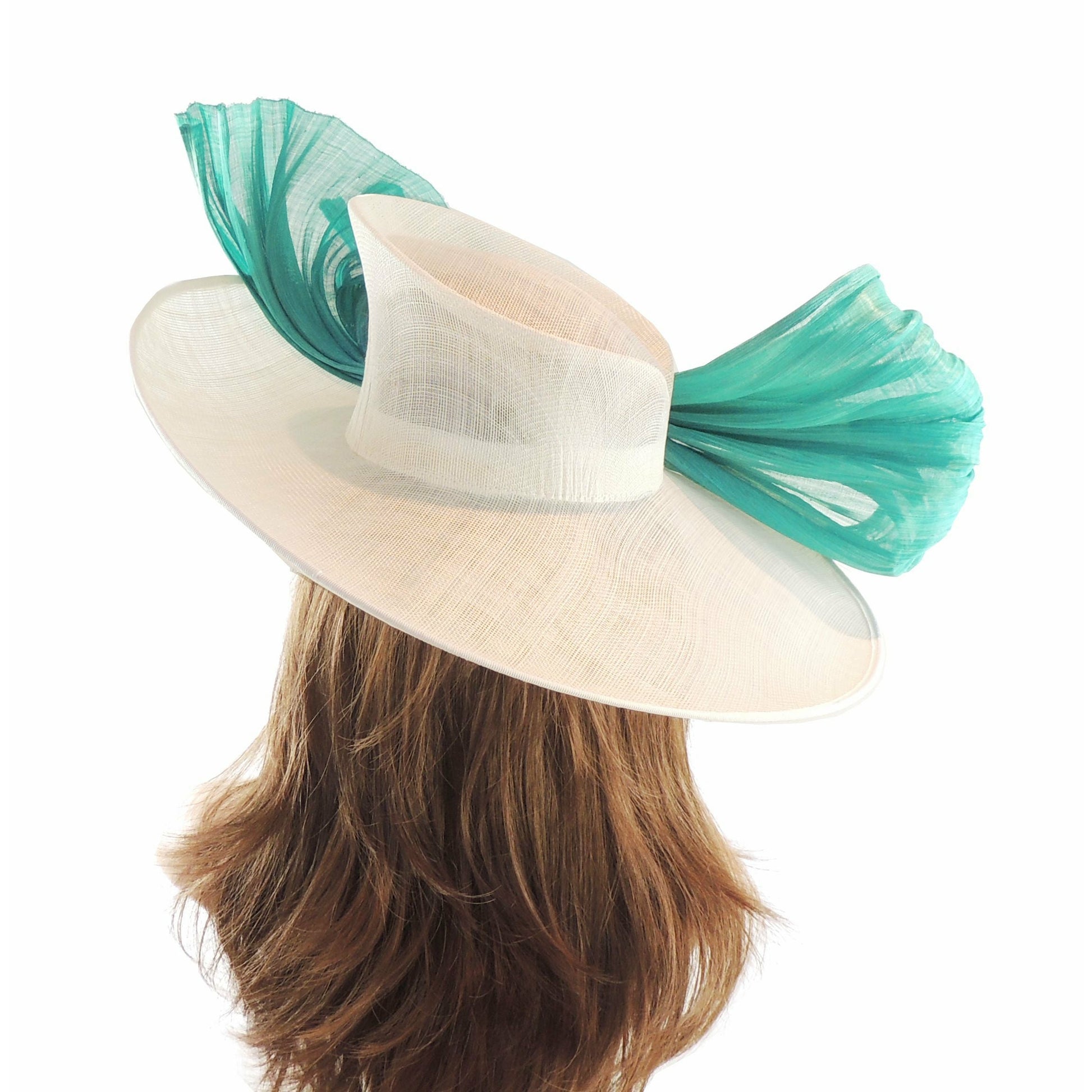 Agnes Silk Kentucky Oaks Derby Wide Brimmed Hat Many Colours - Hats By Cressida