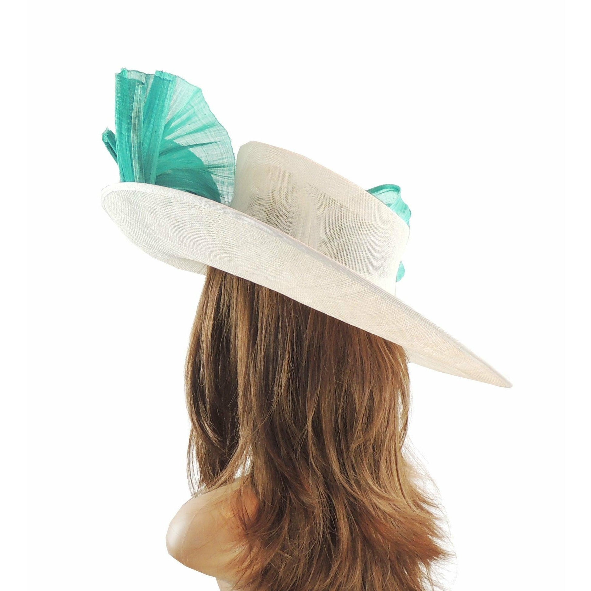 Agnes Silk Kentucky Oaks Derby Wide Brimmed Hat Many Colours - Hats By Cressida