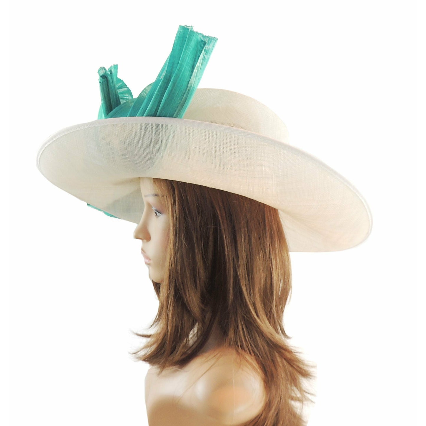 Agnes Silk Kentucky Oaks Derby Wide Brimmed Hat Many Colours - Hats By Cressida